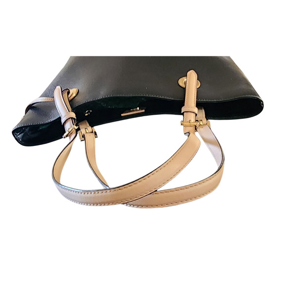 Vintage Michael Kors Jet Set Black Leather Shoulder Tote HandBag - Picture 8 of 8